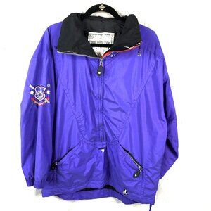 Obermyer Jacket Womens Medium Purple Anorak Hooded Y2K Alpine  90s Ski  Gorpcore